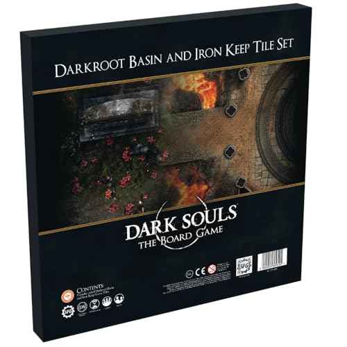 Steamforged Games SFDS-014 Expansion Dark Souls: Board Game: Wave 3: Darkroot Basin & Iron Keep Tiles Zubehör von Steamforged Games