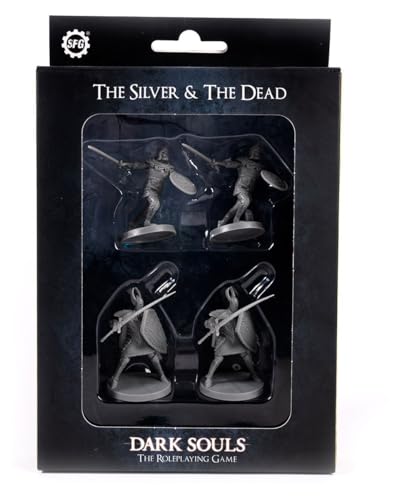 Dark Souls The Role Playing The Silver & The Dead Miniaturen & Statistikkarten DND, RPG, D&D, Dungeons & Dragons, kompatibel mit 5E von Steamforged Games