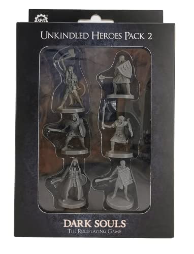 Steamforged SFDS-RPG007 Dark Souls RPG Mini – Unkindled Heroes Pack 2 von Steamforged