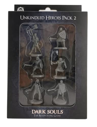 Steamforged SFDS-RPG007 Dark Souls RPG Mini – Unkindled Heroes Pack 2, Gemischt von Steamforged