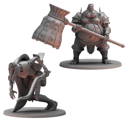 Dark Souls The Role Playing Game: Dancer of The Boreal Valley & Smough Miniatures & Stat Cards DND, RPG, D&D, Dungeons & Dragons, 5E Compatible von Steamforged Games