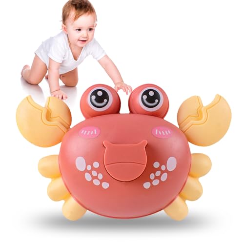 Steemjoey Crawling Crab Krabbe Baby Spielzeug, Krabbelnde Krabbe Baby Spielzeug, Wind Up Crawling Crab Kinderspielzeug Sensor Interaktives Spielzeug Geschenk für Kleinkinder Steemjoey Crawling Crab Krabbe Baby Spielzeug, Krabbelnde Krabbe Baby Spielzeug, Wind Up Crawling Crab Kinderspielzeug Sensor Interaktives Spielzeug Geschenk für Kleinkinder von Steemjoey