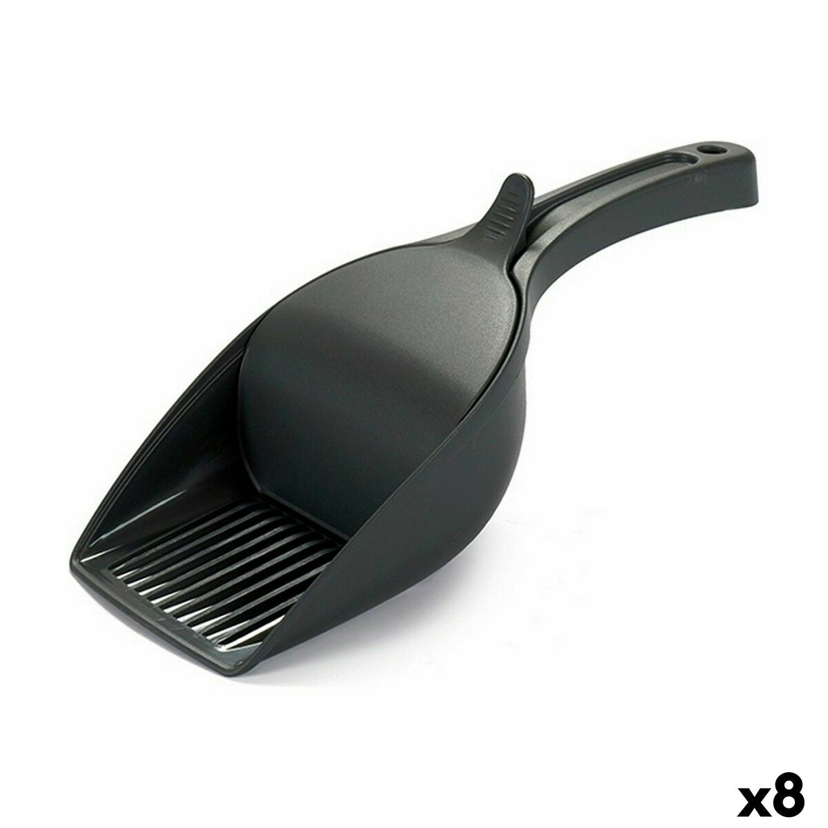 Pickup-Schaufel Stefanplast Anthrazit Kunststoff 12 X 7 X 27, 5 cm (8 Stück) von Stefanplast