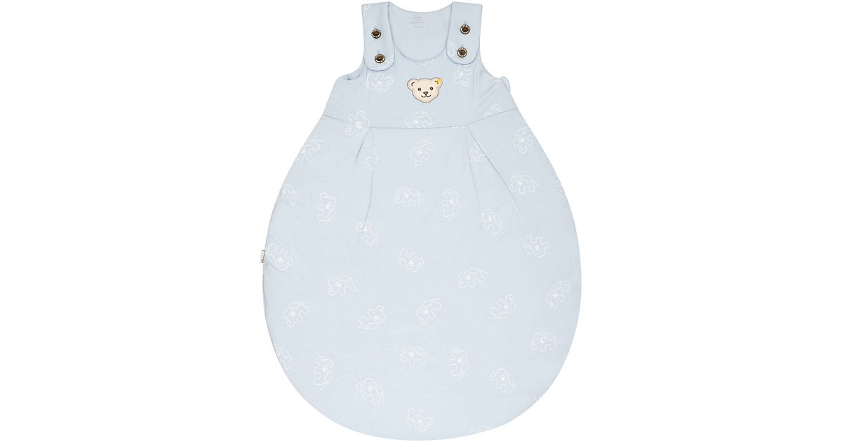 Babyschlafsack Teddy, hellblau, 110 cm von Steiff
