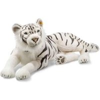 STEIFF 075742 Tuhin Tiger 110 weiss liegend von Steiff