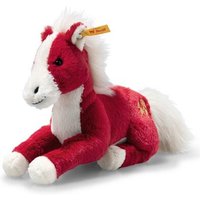 STEIFF 114151 Pferd 18 rot/weiss liegend von Steiff