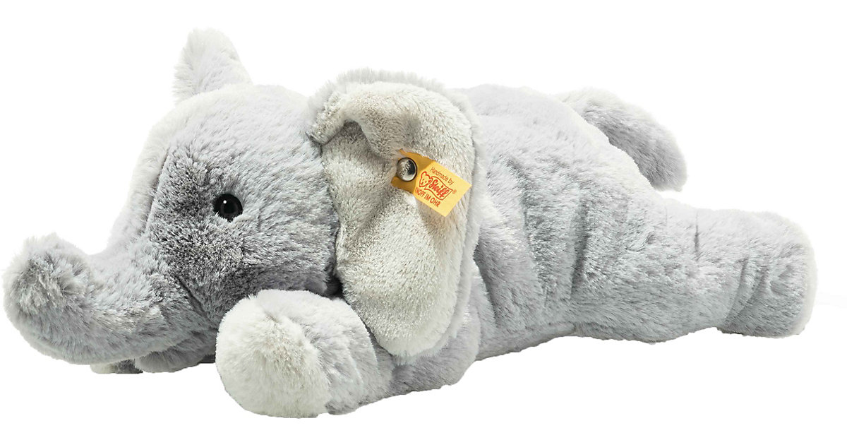 Soft Cuddly Friends Elna Elefant, 28 cm grau von Steiff