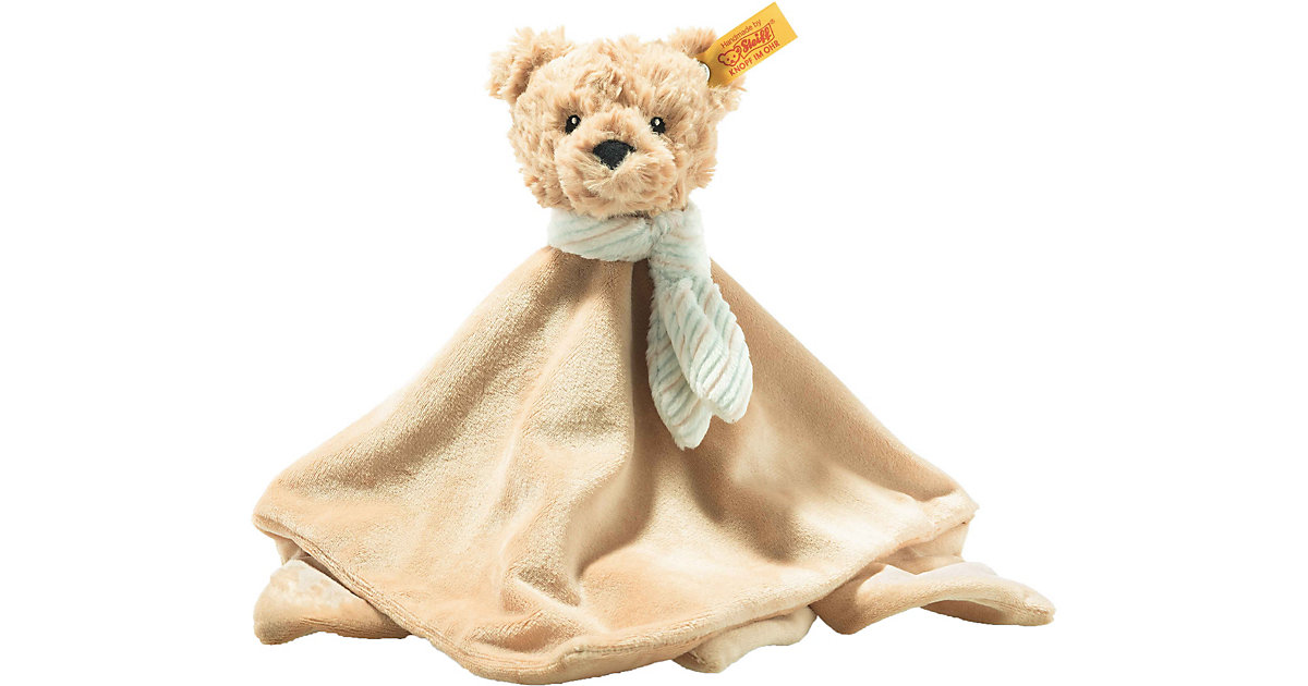 Soft Cuddly Friends Jimmy Teddybär Schmusetuch, 26 cm beige von Steiff