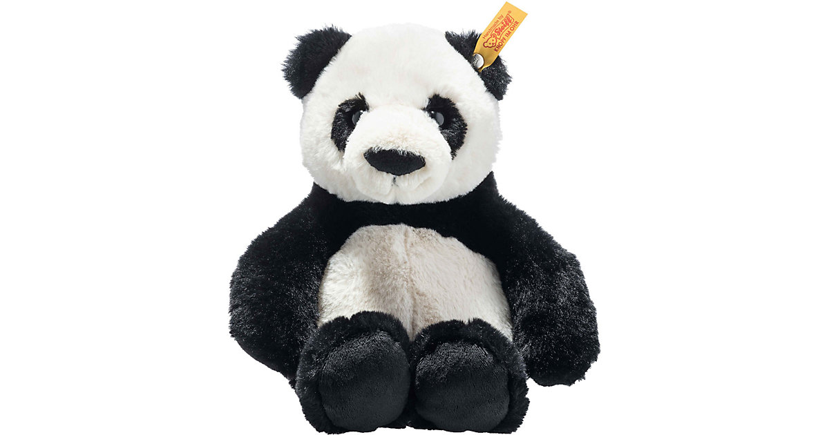 Soft Cuddly Friends Ming Panda, 27 cm schwarz/weiß von Steiff