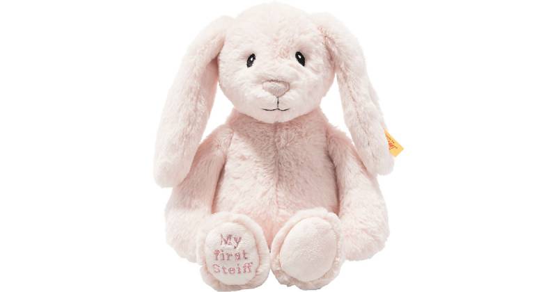 Soft Cuddly Friends My first Steiff Hoppie Hase, 26 cm, rosa von Steiff