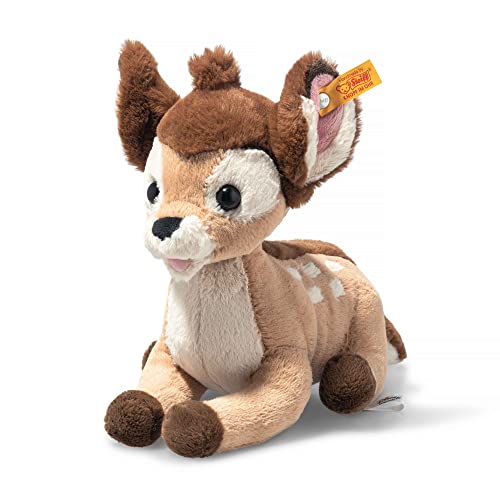 Steiff Kuscheltier Disney Originals Bambi, Süßes Stofftier mit Kunststoffaugen, Kinder, Jungen & Mädchen, Friends, Plüschtier 21 cm, Mehrfarbig, 024689 von Steiff