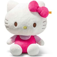 Steiff 024788 - Hello Kitty, weiß/rosa, sitzend, Plüsch, 30 cm von Margarete Steiff GmbH