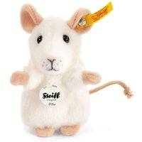 Steiff 056215 - Pilla Maus, aufwartend, weiß, Webpelz, 10 cm von Steiff