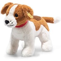 Steiff 067082 - Snuffy Hund, stehend, braun/weiß, Plüsch, 27 cm von Steiff