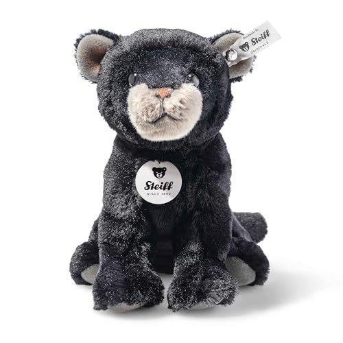 Steiff 067938 Teddies for Tomorrow Taky Baby Panther 19cm, schwarz sitzend, Meteorite Steiff 067938 Teddies for Tomorrow Taky Baby Panther 19cm, schwarz sitzend, Meteorite von Steiff