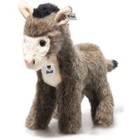 Steiff 067952 - Asinus Esel, stehend, braun, Plüsch, 17 cm von Steiff