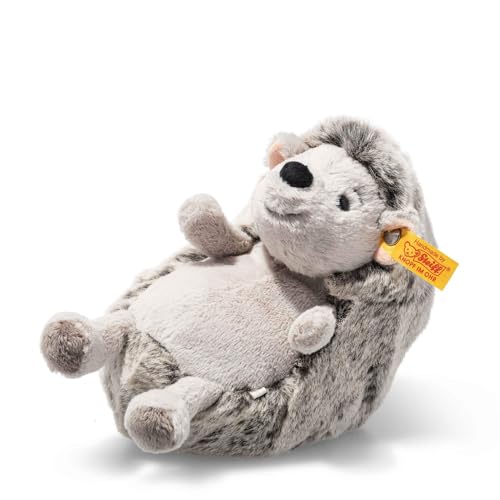 Steiff 074387 Soft Cuddly Friends Hedgy Igel 16cm, grau meliert von Steiff