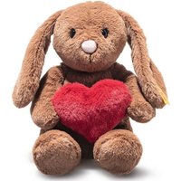 Steiff 081118 - Hoppie Hase Love, braun/rot, mit Herz, Plüsch, 16 cm Steiff 081118 - Hoppie Hase Love, braun/rot, mit Herz, Plüsch, 16 cm von Steiff