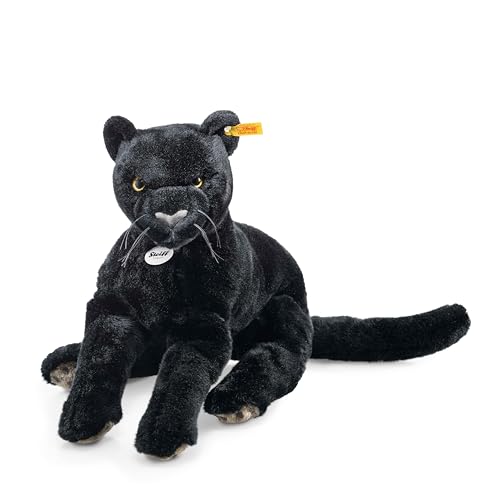 Steiff 84072 Nero Schlenker Panther 40 schwarz lieg. Hase, 40 cm von Steiff