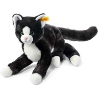 Steiff 099366 - Mimmi Schlenker-Katze, liegend, schwarz/weiß, Webpelz, 30 cm von Steiff