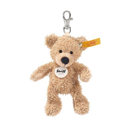 Steiff Schlüsselanhänger Fynn Teddybär - 12 cm - Schlüsselanhänger - Teddybär für Kinder - weich & waschbar - beige (111600) von Steiff