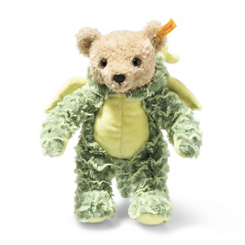 Steiff 113284 Hoodie-Teddybär Drache, Irish Green, 27cm von Steiff