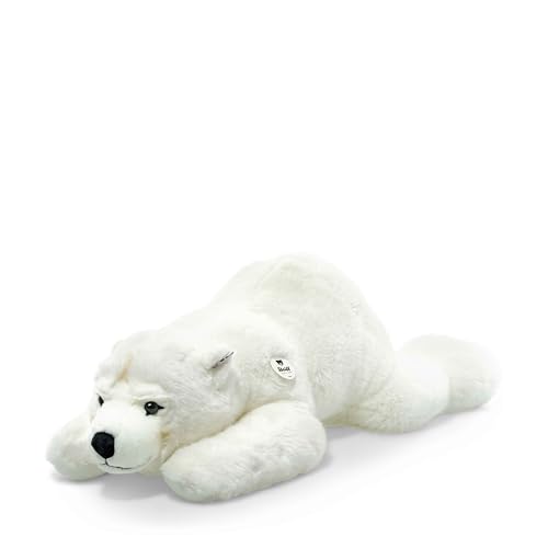 Steiff Kuscheltier Arco Eisbär, Süßes Stofftier mit Kunststoffaugen, Kinder, Jungen & Mädchen, Plüschtier 90 cm, Weiß, 115134 von Steiff