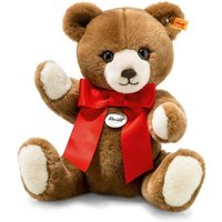 Steiff 12402 - Petsy Teddybär, mit roter Schleife, Plüsch, caramel, 28 cm von Steiff