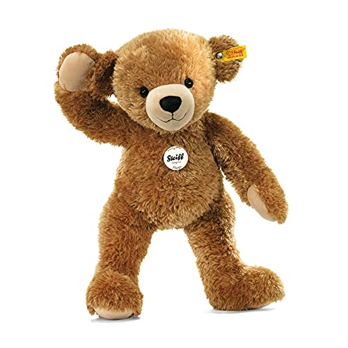 Steiff Kuscheltier Happy Teddybär, Süßes Stofftier mit Kunststoffaugen, Kinder, Jungen & Mädchen, Soft Cuddly Friends, Plüschtier 28 cm, Braun, 012662 Steiff Kuscheltier Happy Teddybär, Süßes Stofftier mit Kunststoffaugen, Kinder, Jungen & Mädchen, Soft Cuddly Friends, Plüschtier 28 cm, Braun, 012662 von Steiff