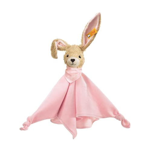 Steiff 237546 Hoppel Schmusetuch 28 rosa Hase, Medium von Steiff