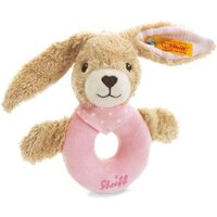 Steiff 237591 - Hoppel Hase Greifring mit Rassel, rosa, Plüsch, 12 cm Steiff 237591 - Hoppel Hase Greifring mit Rassel, rosa, Plüsch, 12 cm von Steiff