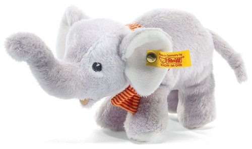 Steiff 240027 - Trampili Baby Elefant stehend, 17 cm, grau von Steiff