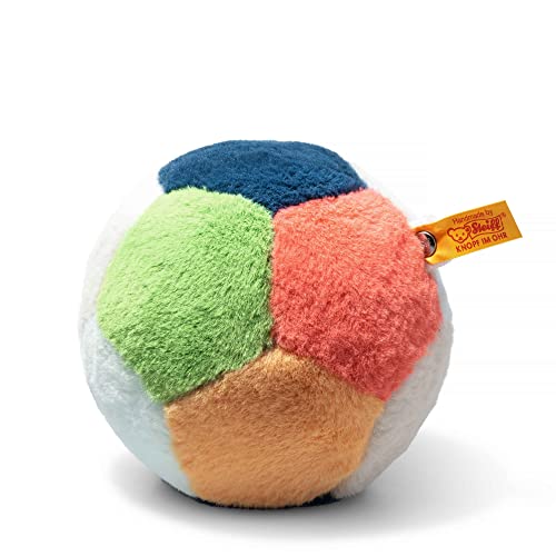 Steiff 242182 Soft Cuddly Friends Ball mit Klangspiel, PLÜSCH Multicolor, 13cm von Steiff