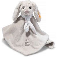 Steiff 242250 - Soft Cuddly Friends My first Steiff Hoppie Hase, Schmusetuch, Fingerpuppe, hellgrau, 26 cm Steiff 242250 - Soft Cuddly Friends My first Steiff Hoppie Hase, Schmusetuch, Fingerpuppe, hellgrau, 26 cm von Steiff