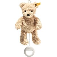 Steiff 242458 - Jimmy Teddybär Spieluhr (Melodie: Guter Mond), beige, Plüsch, 26 cm von Steiff
