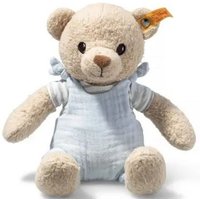 Steiff 242625 - Niko Teddybär, GOTS Plüsch, mit blauer Kleidung, 26 cm von Steiff