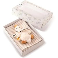 Steiff 242960 - Geschenkset Gilda Gans Greifling mit Rassel und Spucktuch von Steiff