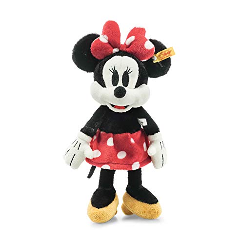 Steiff Kuscheltier Disney Originals Minnie Mouse, Süßes Stofftier, Kinder, Jungen & Mädchen, Soft Cuddly Friends, Plüschtier 31 cm, Mehrfarbig, 024511 von Steiff