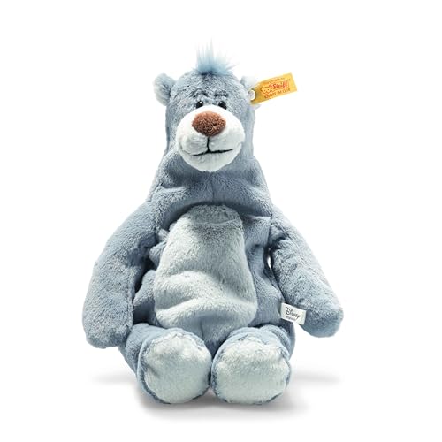 Steiff Disney Originals Balu der Bär 31 cm, Soft Cuddly Friends, Walt Disney Plüschfigur, Dschungel-Buch Baloo Kuscheltier für Kinder, Stofftier weich & kuschelig, waschmaschinenfest von Steiff