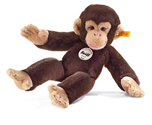 Steiff 280122 25 braun Monkey Kleiner Freund AFFE Koko, Dunkelbraun, 25 cm von Steiff