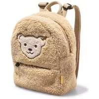 Steiff 600135 - Teddy Fleece Rucksack, mit Quietsche, beige, 24 cm von Steiff