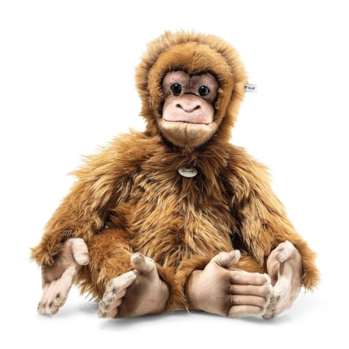 Steiff Kuscheltier Alena Orang Utan, Süßes Stofftier mit Kunststoffaugen, Kinder, Jungen & Mädchen, Plüschtier 60 cm, Braun, 064883 Steiff Kuscheltier Alena Orang Utan, Süßes Stofftier mit Kunststoffaugen, Kinder, Jungen & Mädchen, Plüschtier 60 cm, Braun, 064883 von Steiff