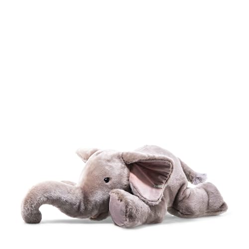 Steiff Kuscheltier Trampili Elefant, Süßes Stofftier mit Kunststoffaugen, Kinder, Jungen & Mädchen, Plüschtier 85 cm, Hellgrau, 064890 von Steiff