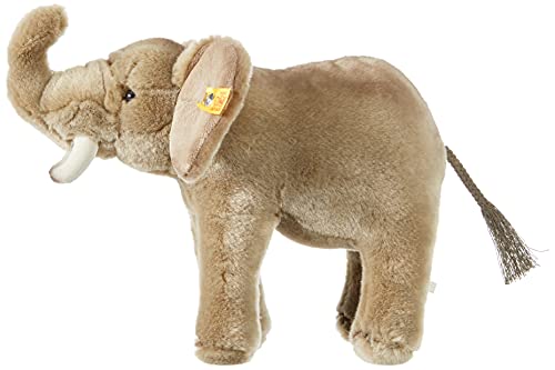Zambu Elefant - 23 cm - Kuscheltier für Kinder – kuschelig & weich - waschbar - grau (064999) von Steiff