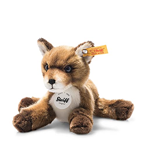 Foxy Baby-Fuchs - 19 cm - Kuscheltier für Kinder – kuschelig & weich - waschbar – braun (074035) von Steiff