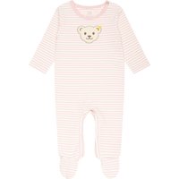 Steiff Baby-Strampler - Damen - Gr. 74 - rosa/gestreift Steiff Baby-Strampler - Damen - Gr. 74 - rosa/gestreift von Steiff