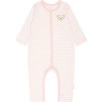 Steiff Baby-Strampler mit Knopfleiste - Damen - Gr. 74 - rosa/gestreift Steiff Baby-Strampler mit Knopfleiste - Damen - Gr. 74 - rosa/gestreift von Steiff