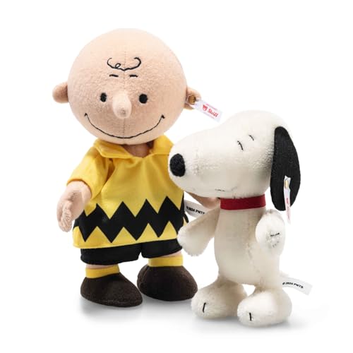 Steiff Charlie Brown mit Snoopy Set 75th Anniversary 356070 von Steiff