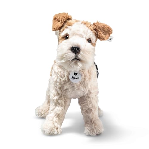 Steiff Foxy Foxterrier 32cm bunt, Süßes Stofftier mit Kunststoffaugen, aus kuschelweichem Plüsch, Plüschtier für Kinder, Jungen & Mädchen, waschmaschinenfest Steiff Foxy Foxterrier 32cm bunt, Süßes Stofftier mit Kunststoffaugen, aus kuschelweichem Plüsch, Plüschtier für Kinder, Jungen & Mädchen, waschmaschinenfest von Steiff