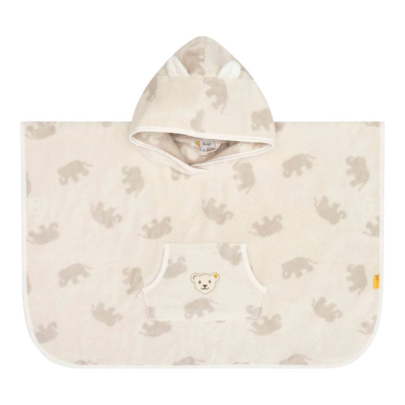 Steiff Frottee-Badeponcho Elefanten weiss von Steiff
